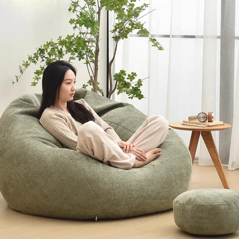 European Recamera Bean Bag Sofas Soft Outdoor Comfortable Cushion Bean Bag Sofas Simple Relleno Para Puff Nordic Furniture