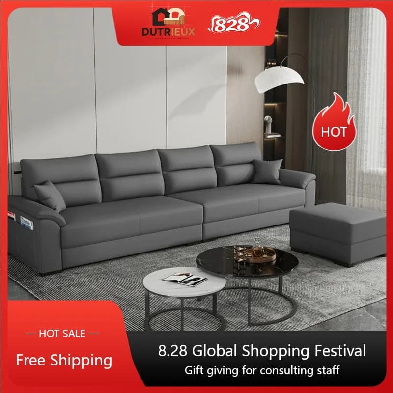 Gray Designer Living Room Sofas Aesthetic Nordic Reading Modern Lazy Sofa Hotel Lounge Loveseat Bank Woonkamer Home Furniture