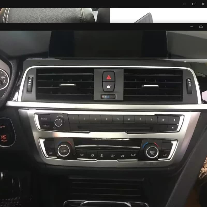 Car CD Panel Trim Center Console Cover Carbon Fiber Sticker Decal For BMW 3 4 Series GT F30 F32 F34 2013-2018 Accessoire