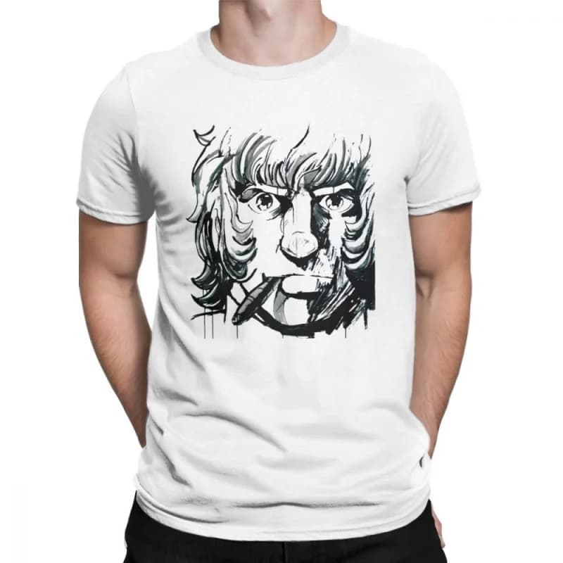 80s Manga Cobra The Space Pirate Psychogun Y2K t shirt Kobura Adventure Anime Graphic Clothes cartoon Tee Large size tops