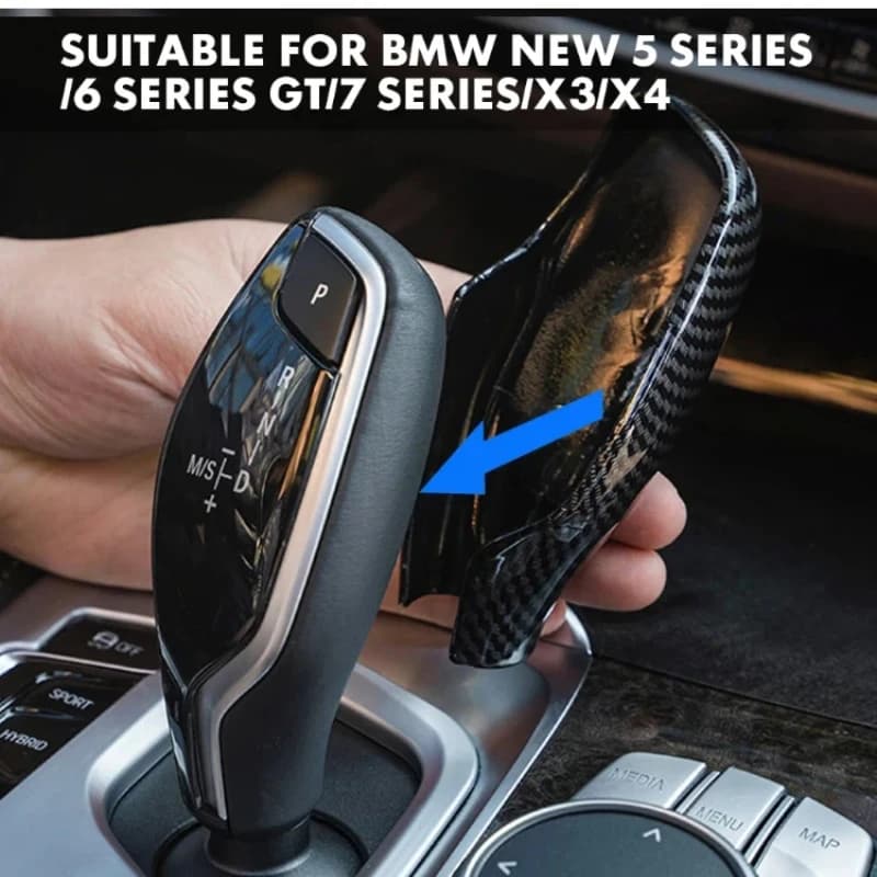 ABS Car Speed Gear Shift Knob Head Cover Trim for BMW 5 6 7 Series GT G32 G30 G11 G12 X3 X4 G01 G02 2016-2021 interior modify