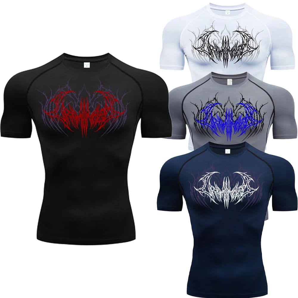 2025 Compression T Shirt Men Short Sleeve Sport Tees Fitness Running Sportsear Men Gym Elastic Quick Dry Jogging T-shirt Tops