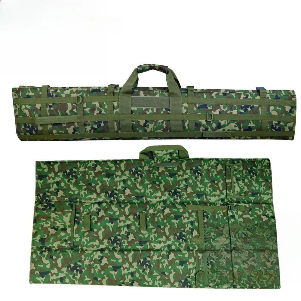 Sniper fishing rod bag, tactical military fan portable mountaineering bag, outdoor camouflage bag