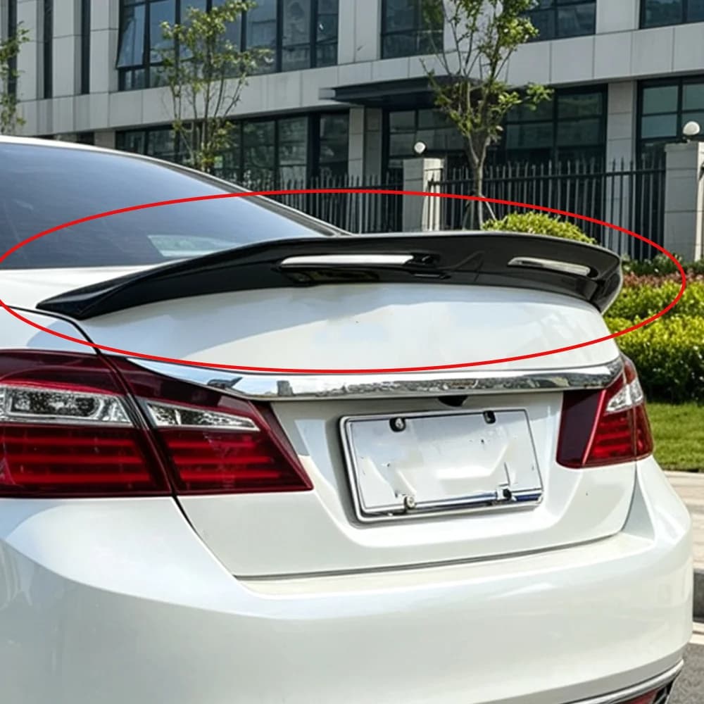 For Honda Accord 2014-2019 9th generation 9.5 generation forged genuine carbon fiber rear trunk lip spoiler wing car accessories