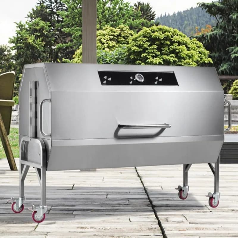 Stainless Steel ButaneBBQ Grill Outdoor Kitchens Pig Lamb Spit