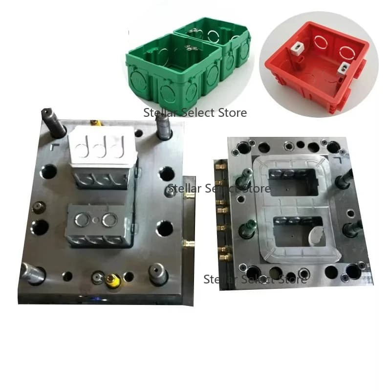 Customized Waterproof Enclosure Power Pvc Electrical Junction Box Molding Plastic  Mould