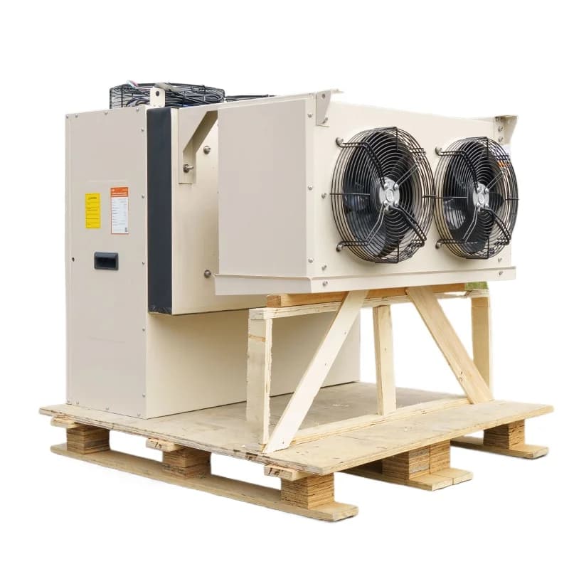 Plug-and-play integrated freezer unit with network connection and power display