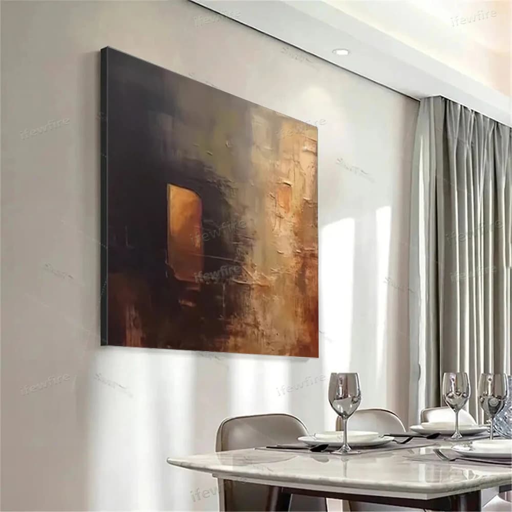 100% Hand Painted Bullfighting Canvas Oil Painting Black Strong Bull Wall Art Modern Abstract Paintings Pop Art Picture Office