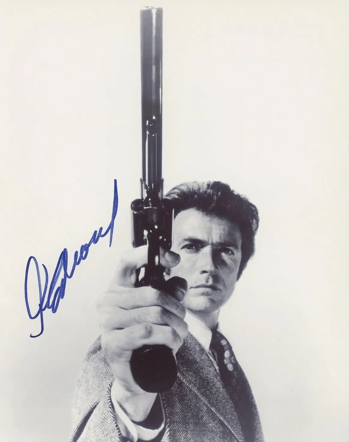 CLINT EASTWOOD autographed SIGNED PHOTO, Art Picture Print Silk Poster,Home Wall Decor