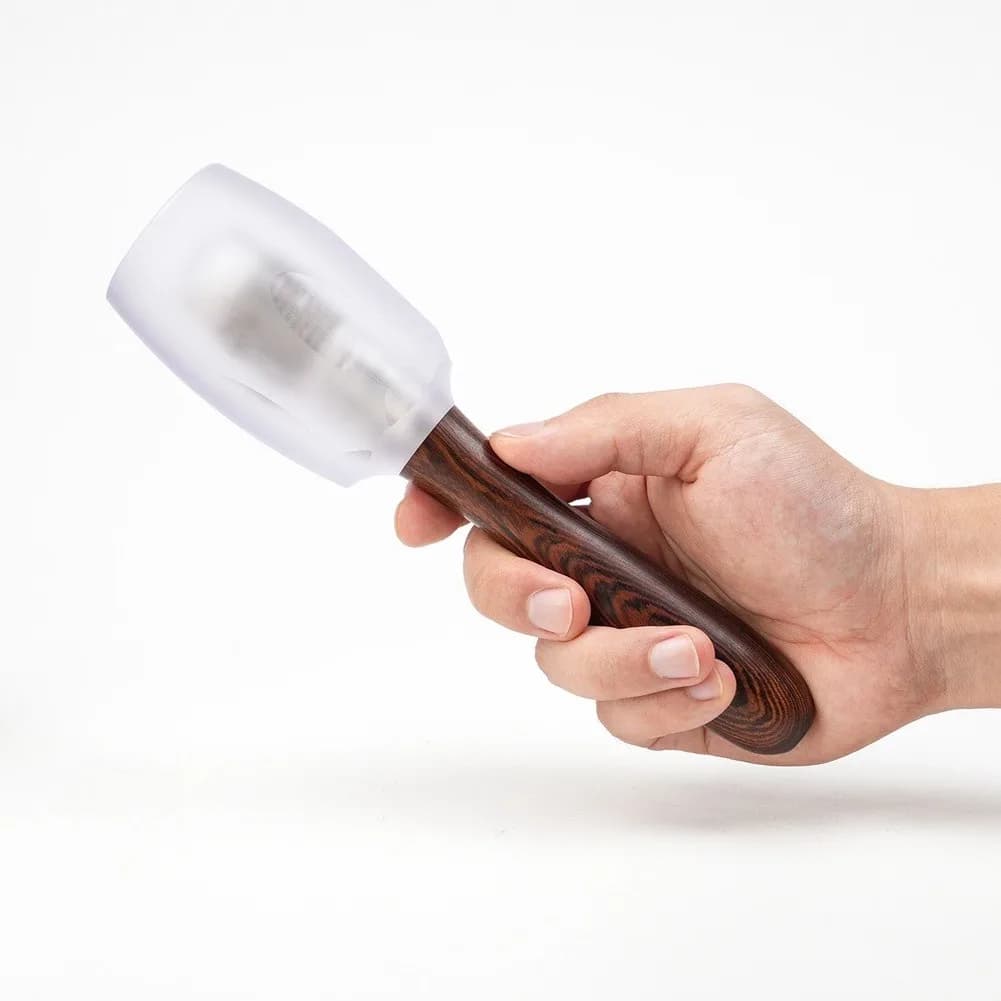 Polycarbonate Carpenter Hammer with Non-Marking Cushioned Head and for Comfort Grip for Wood Panel and Solid Wood Use
