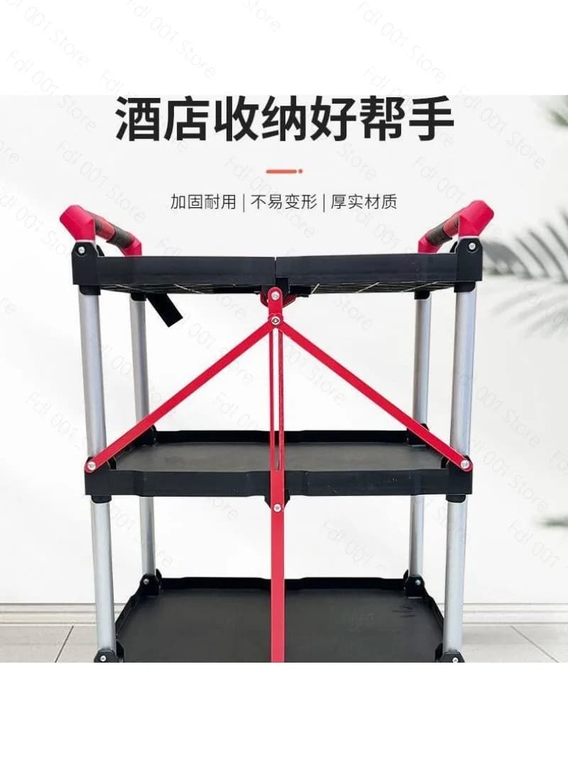 Foldable Tool Cart, Delivery Cart, Small Cart, Outdoor Live Streaming, Mobile Director, Filming Equipment, Workbench