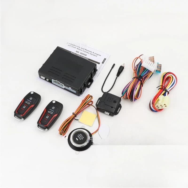 General-purpose car one-click start remote control remote start preheating refrigeration anti-theft alarm
