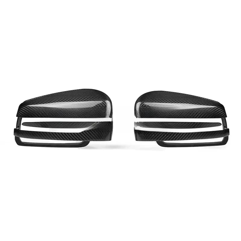 W166 X166 OEM Style Prepreg Carbon Fiber Review Mirror Cover for GL GLE Glass 2012-2019
