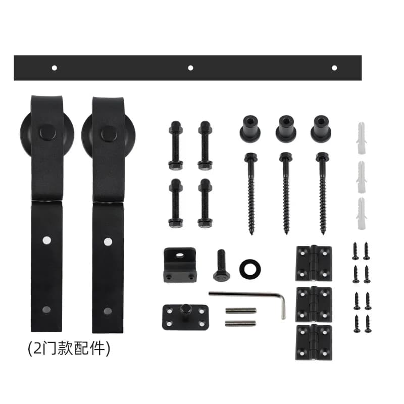 Warehouse door   rail hardware kit, bedroom wooden door American sliding door removable c
