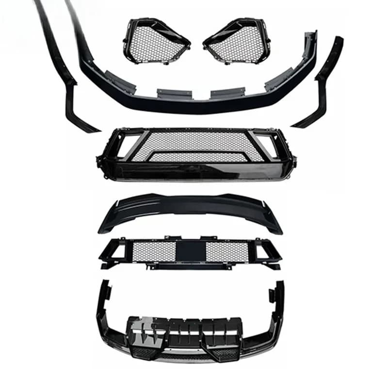 High Quality PP Plastic HG.Shelby Style Full Body Kit Auto Exterior Tuning Accessories Fit For Ford Mustang GT 2024 Upgrade Conv