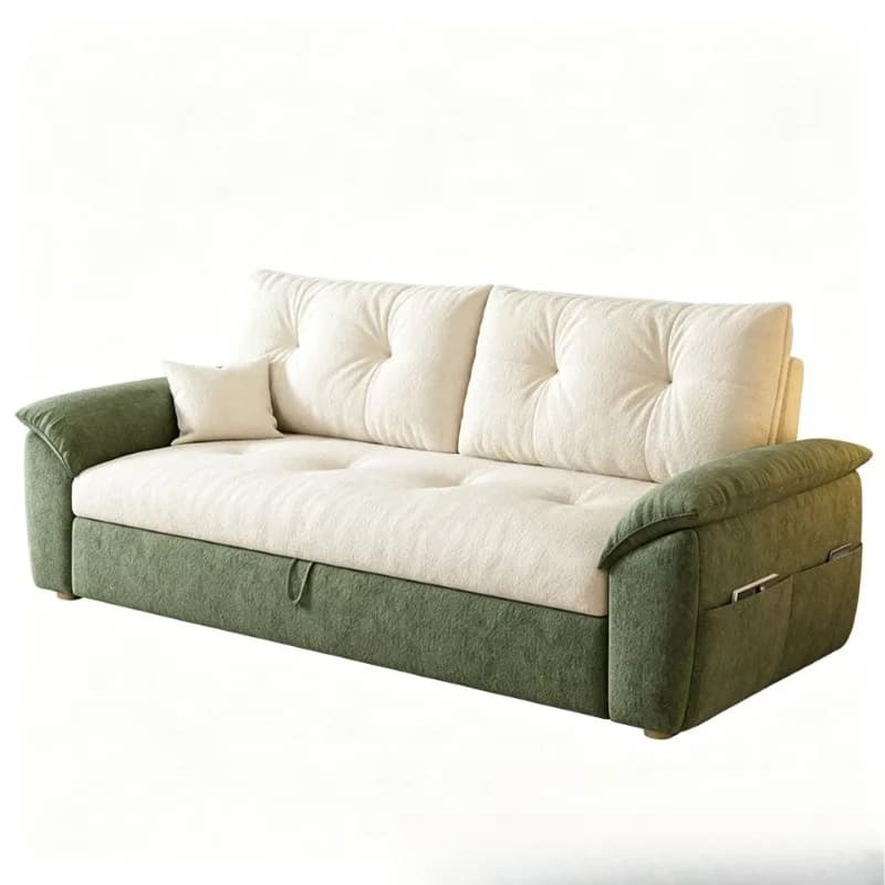 Contrasting color wind apartment sofa bed multi-function variable bed two-in-one dual-purpose