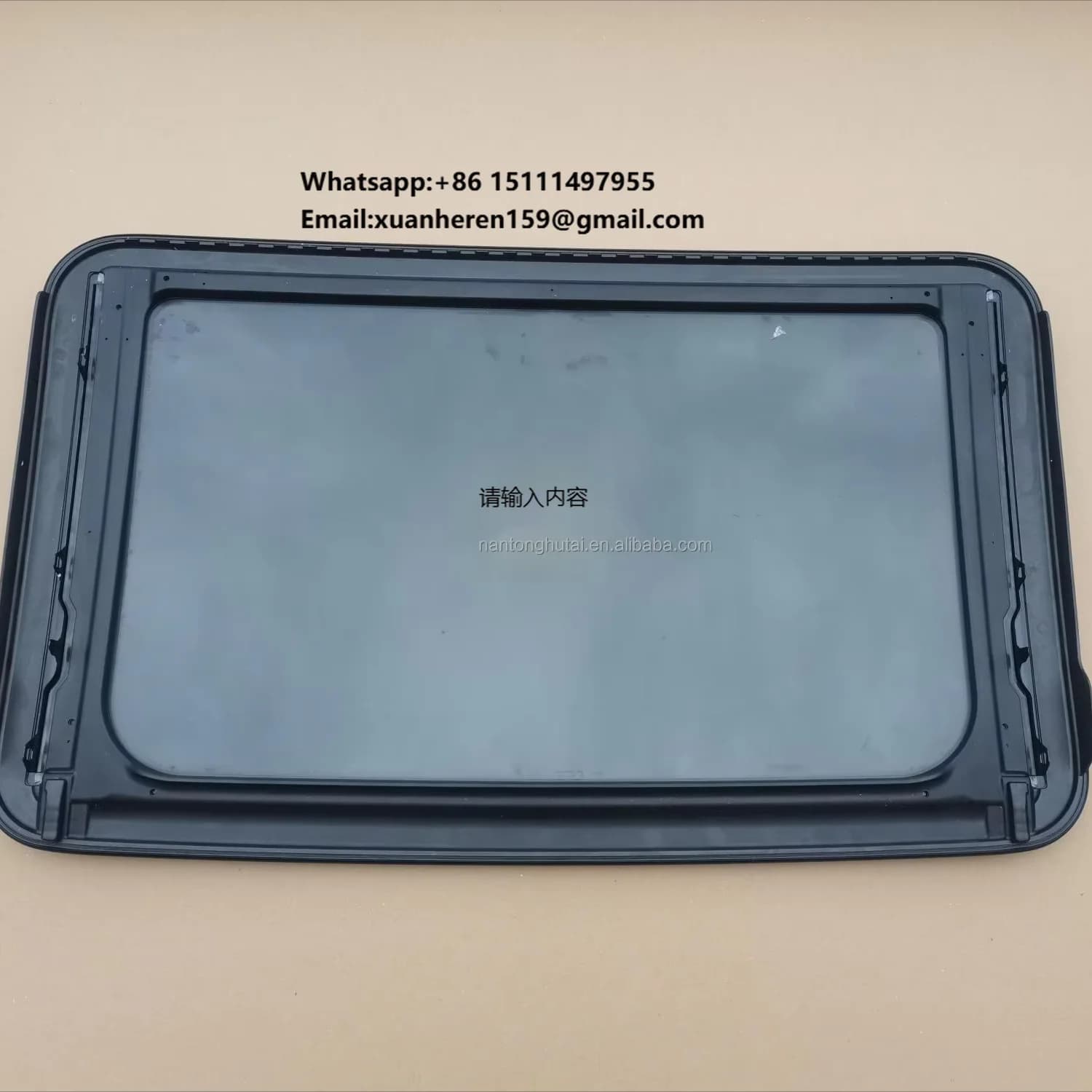 New Original Hot Selling Wholesale Car Sunroof Auto Parts  Glass for Hyundai Santafe Sunroof