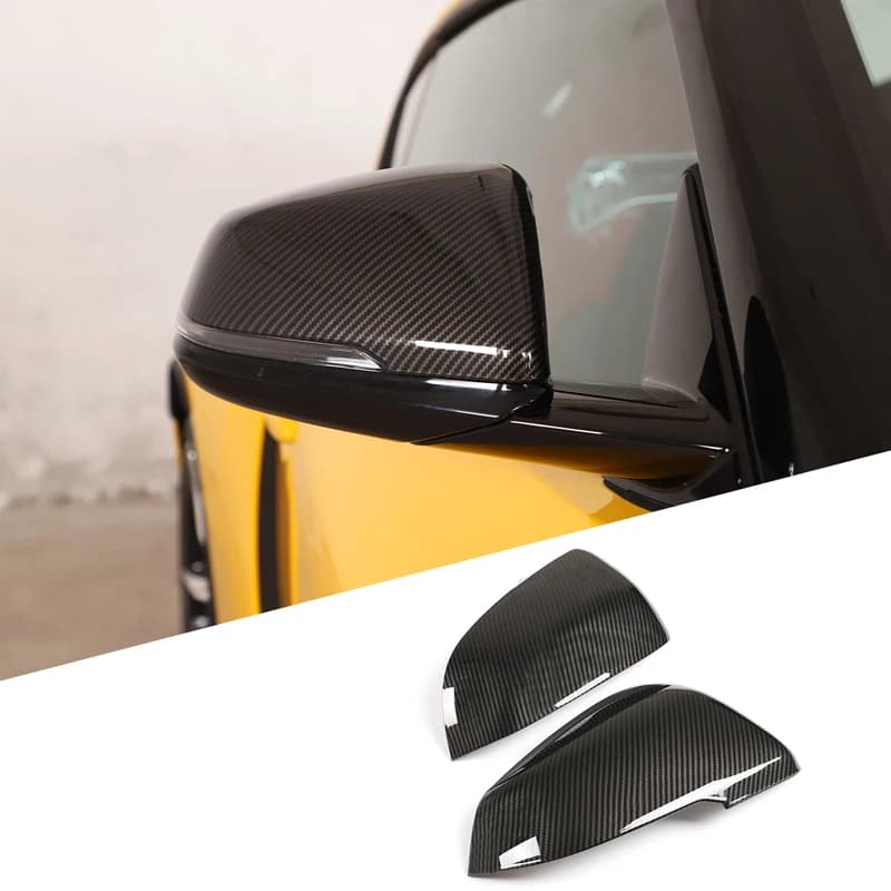 For Toyota GR Supra A90 2019-2022 ABS Carbon Fiber Exterior Details Rearview Mirror Protective Cover stickers Car Accessory