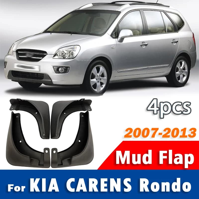 For Kia Carens Rondo7 (UN) 2007 2008 2009 2010-2013 Front Rear 4pcs Mud Flap Mudguards car Accessories styline Mud Flap Fender