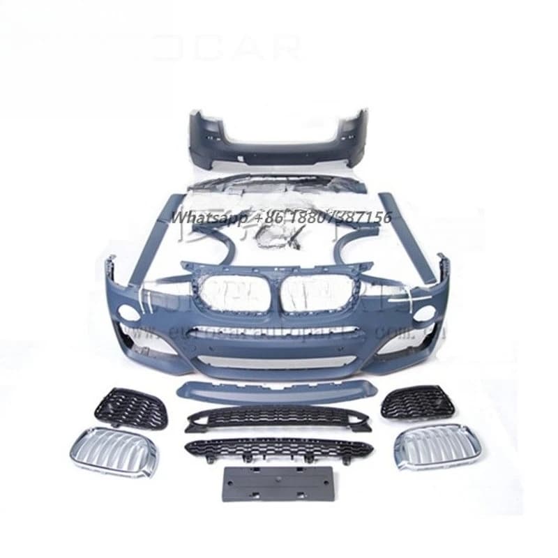 X3 Upgrade Body Systems Car Body Kit for X3 F25 MT Style pp Material Car Bumpers Sport Style Kits for F25 X3 14y~