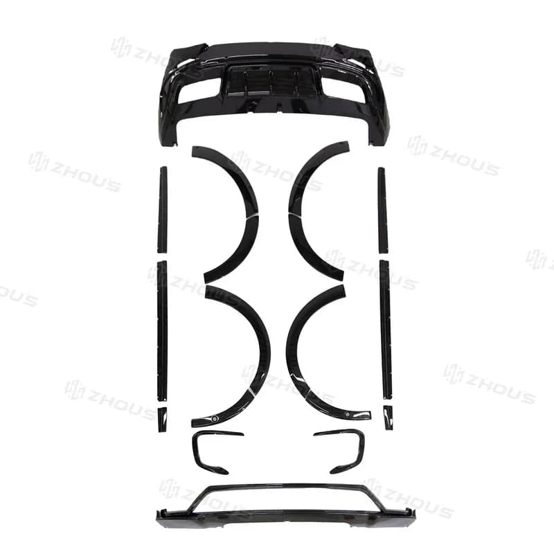 Zhous Den Car Modification Carbon Fiber Front Rear Bumper Body Kit For New L461 Range Rover Sport Accessories