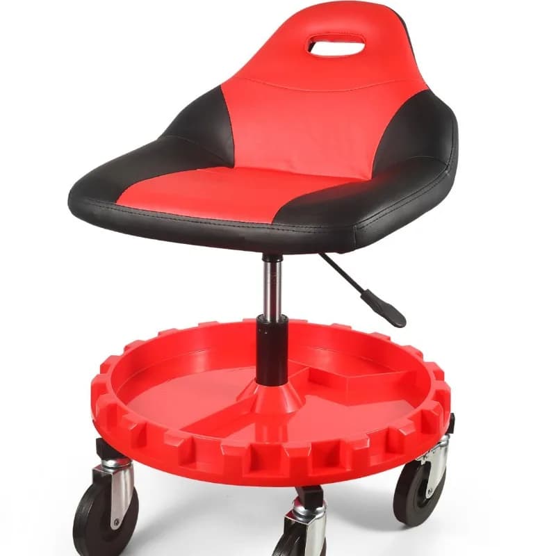 Car beauty work stool Film maintenance Auto repair stool Tool Mobile liftable repair stool