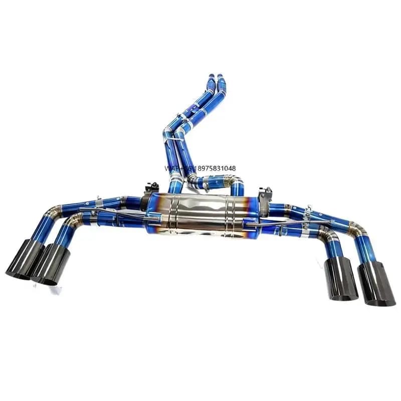 Modified Mid-Rear Section Titanium Exhaust System, Custom Exhaust System for SQ5 3.0T 2016-2024