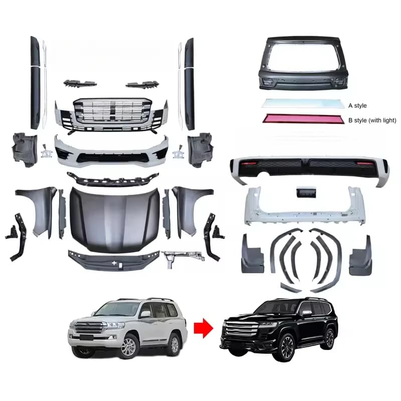 High Quality LC200 Upgrade To Middle East Version Exterior Conversion Body Kit