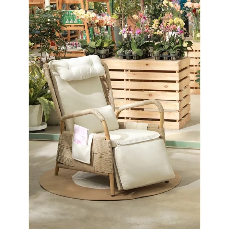 reading and drinking tea lunch break recliner, combination sofa chair lazy chair courtyard garden outdoor tables and chairs