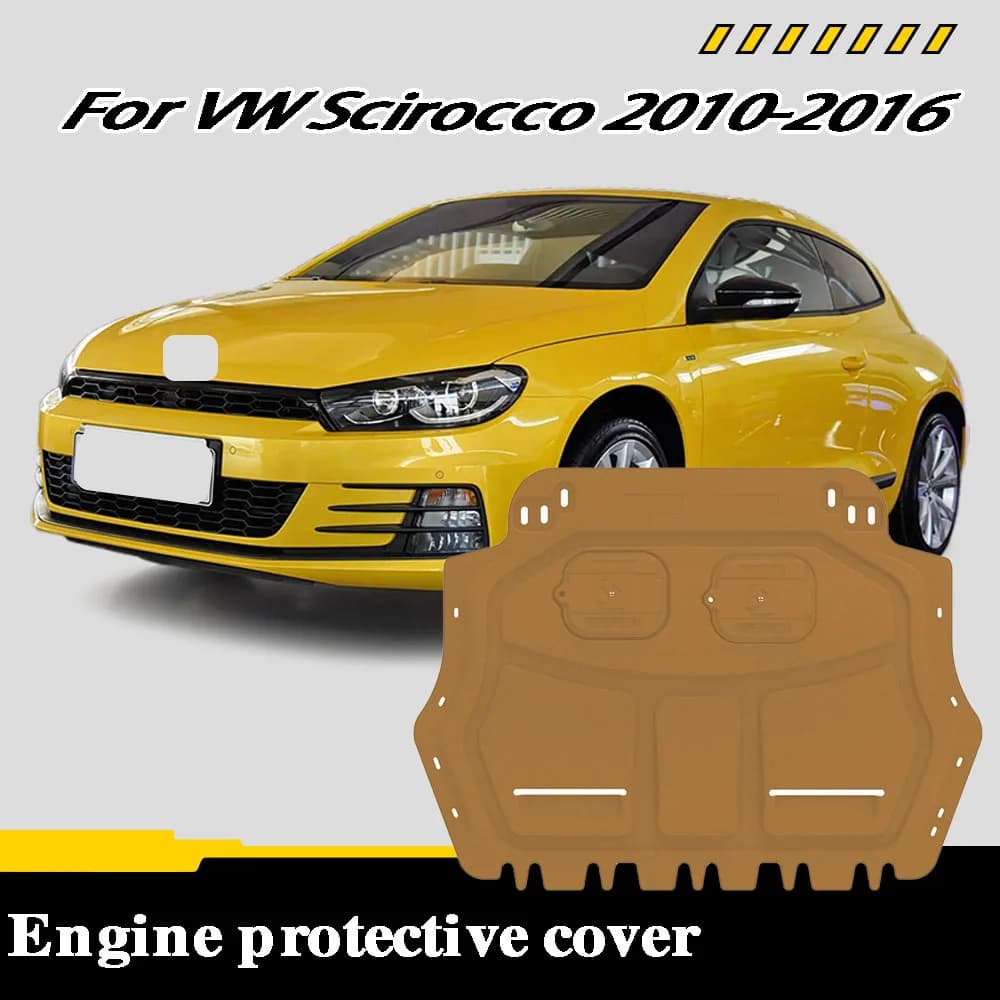 For VW Scirocco 2010-2016 1.4T 2.0T Vehicle Specific Splash Resistant High Quality Engine Protection Cover Lower Mudguard