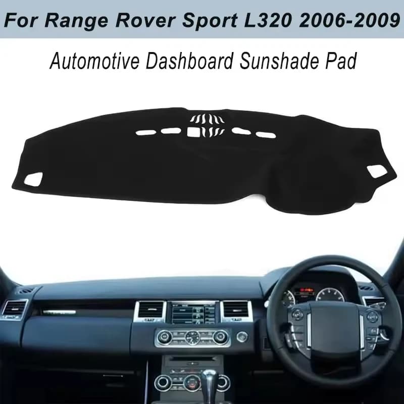 Dashboard Cover Dash Mat For Range Rover Sport L320 2006-2009 Anti-Glare Non-Slip Sun Shade Interior Protector