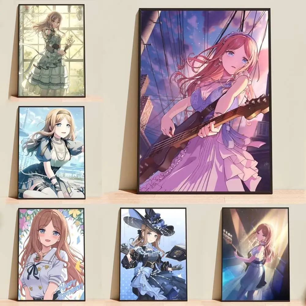 Soyo-chan MyGO S-Soyo Nagasaki Poster High Quality Dorm Living Room Aesthetic Wall Decoration Painting Stickers Gift