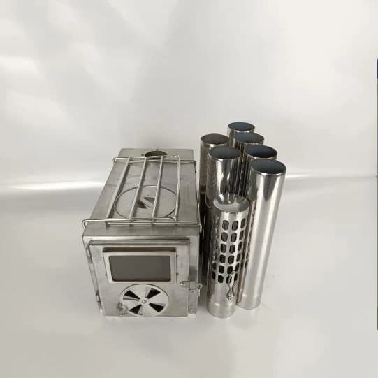 Wholesale Stainless Steel Portable Outdoor Camping Wood Burning Stove for Tent Shelter and Cooking Heating