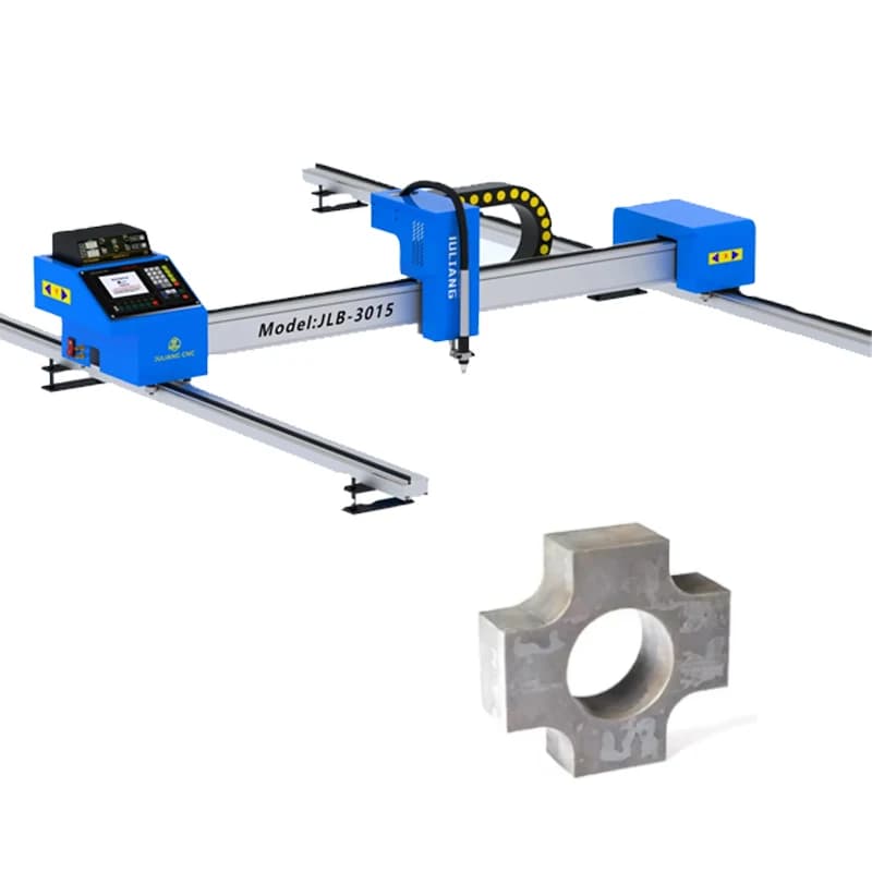 Portable Gantry Desktop CNC Plasma Cutting Machine | F2100 Linear Guide System | 110V/220V Small CNC Metal Cutting Machine