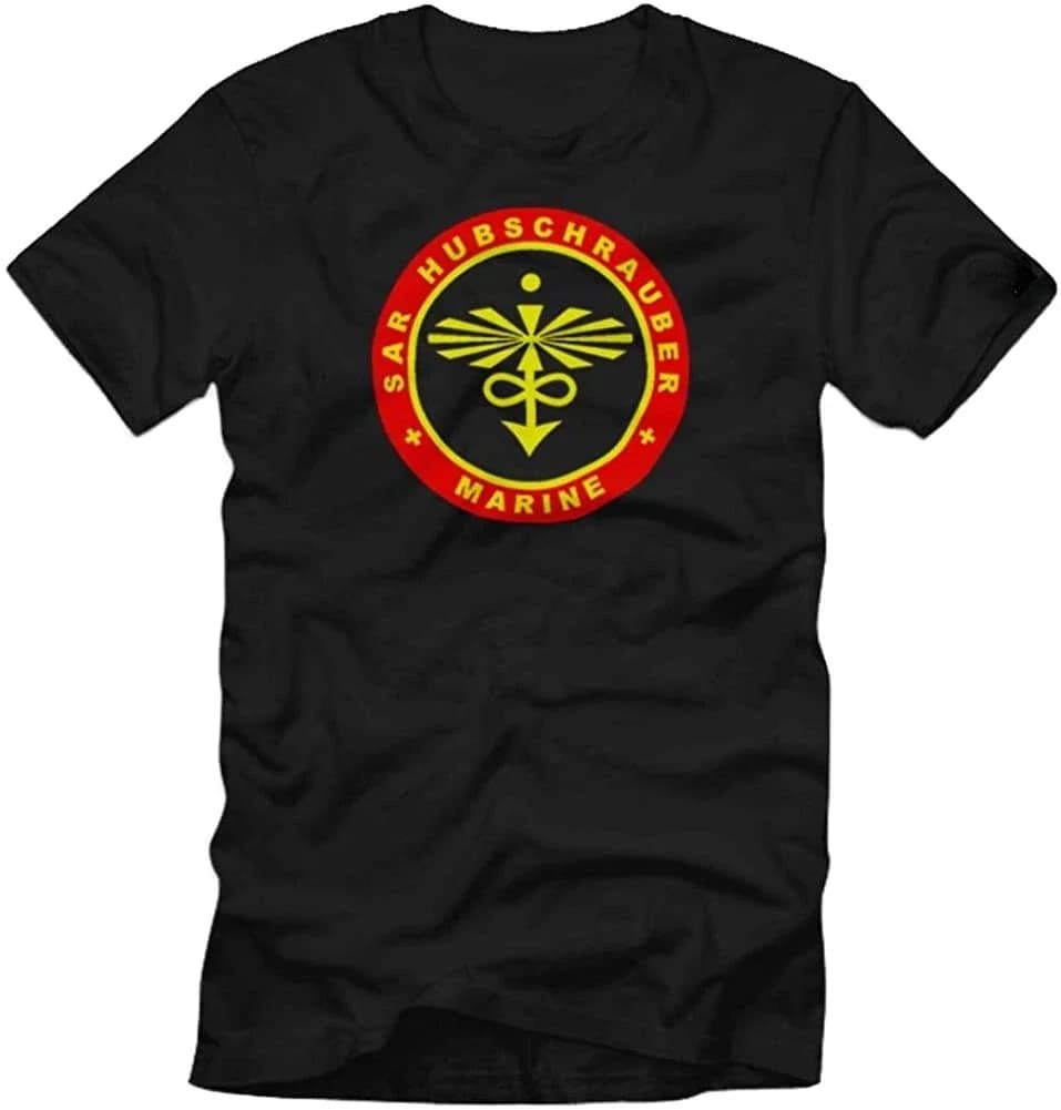 Copytec German Army Air Force Rescue Radar Helicopter Summer Cotton O-neck T-shirt Gift