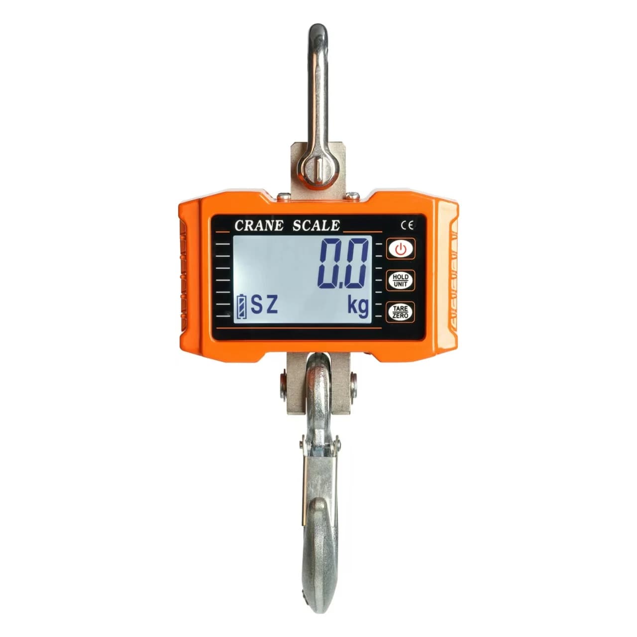 1000KG Crane Scale With Backlight Hanging Scale Tare and Hold Function Industrial Use Alloy Steel Hook
