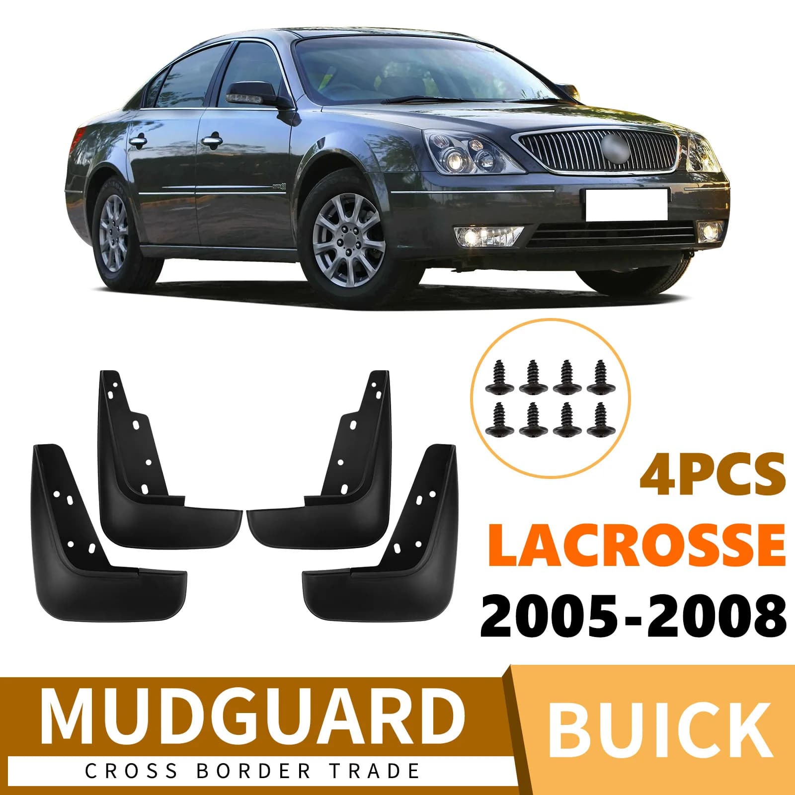 For Buick LaCrosse 2005-2008 LaCrosse car tire fender fender skin car accessories mud flaps fender flares