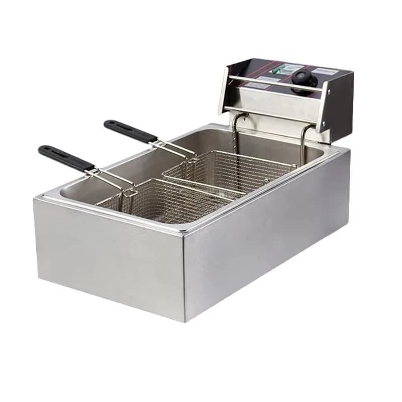 Restaurant Potato Fryer Automatic Electric Gas Fried Chicken Fryer