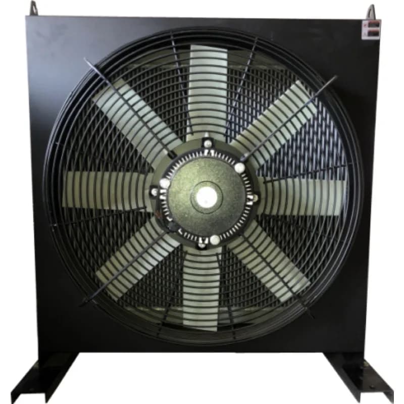 Hydraulic system radiator, hydraulic air-cooled radiator, hydraulic air-cooled