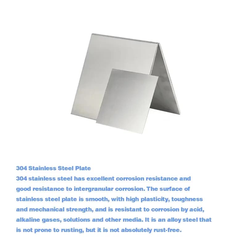 Welding Grade 304 Stainless Steel Square Sheet 200x100 200x200 300x300mm Metal Stock