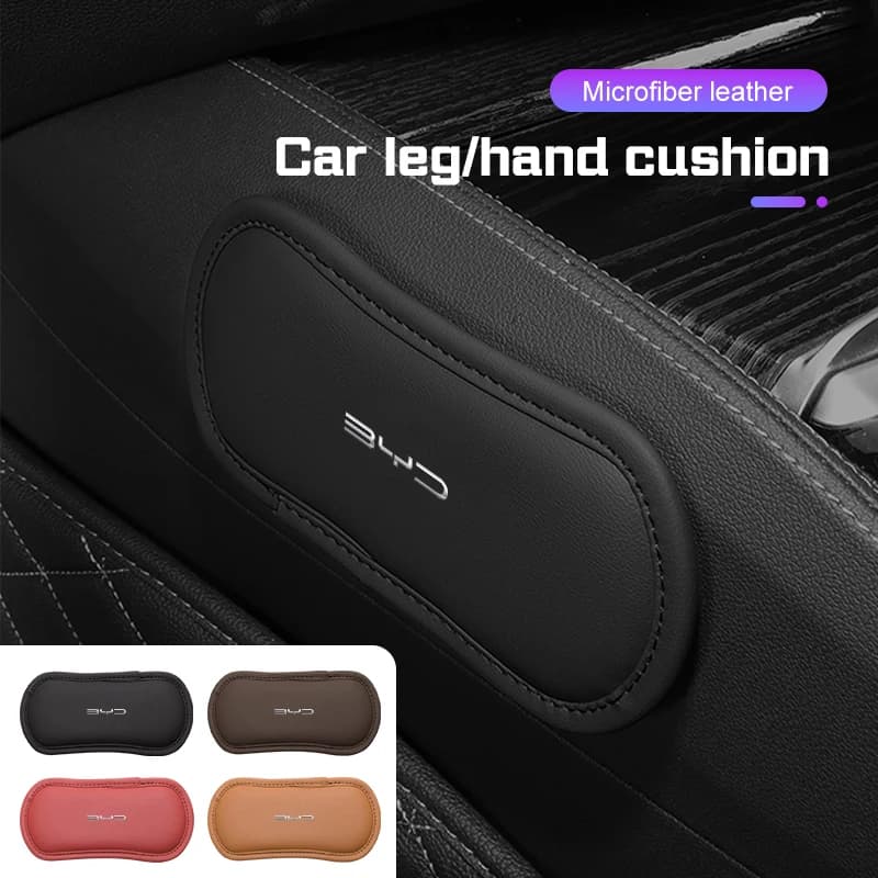 PU Leather Car Elbow Rest Pad Protection Mat for BYD S6 F0 F3 E6 I3 S7 G3 E5 G6 L3 F6 S8 M6 F3R Car Armrest Cushion Leg Knee Pad