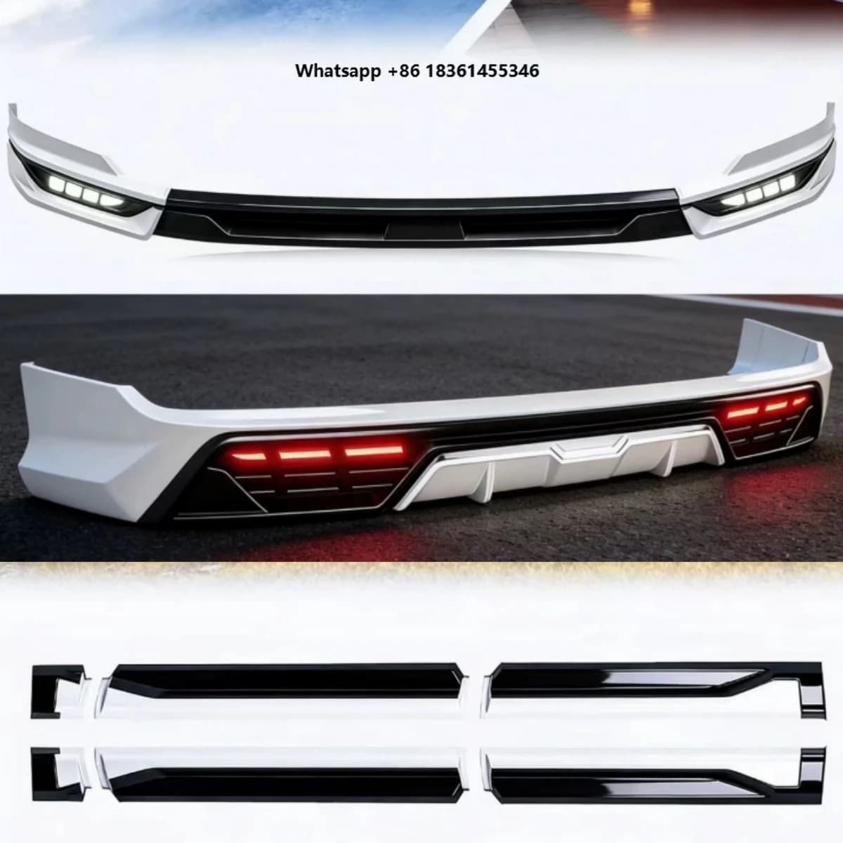 For ZEEKR 9X Modified Car Sport Body Kit Exterior Modification Accessories Front Shovel Rear Lip Side Skirts