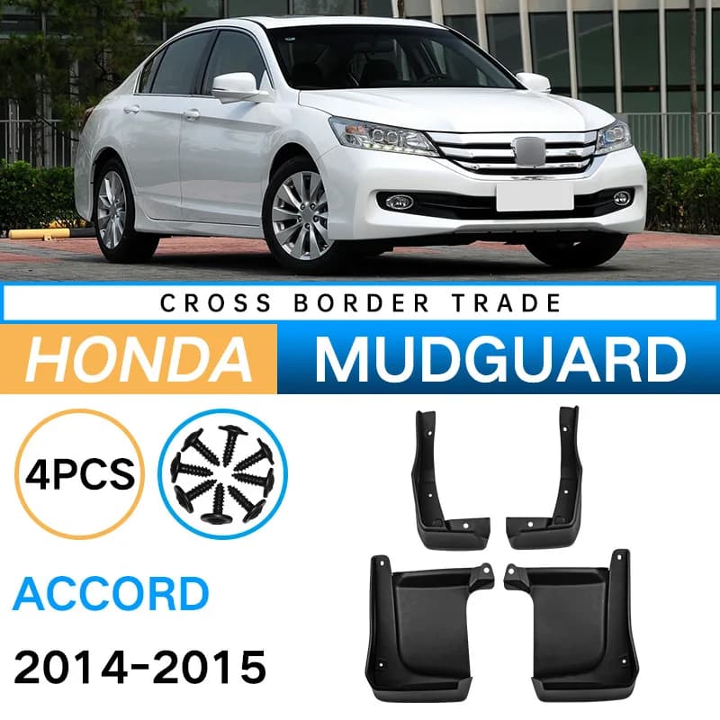 Car Auto Fender Mud Flaps Splash Guards Mudguard for Honda 9th Generation Accord 2014–2015 Parts