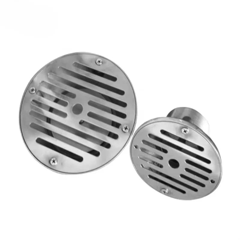 Stainless Steel Silver Finn Forst Floor Water Inlet Swimming Pool Gutter Main Drain    Sublimation Blanks