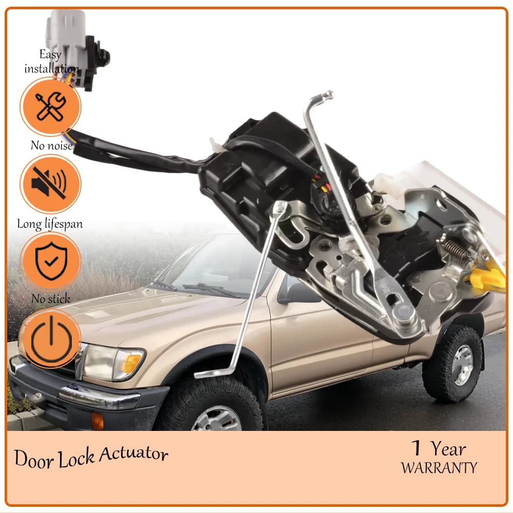 Front Left Power Door Lock Actuator low-abrasion mechanical Fit 1998-2004 Toyota Tacoma, oem 931-492,DLA968,931492,69040-04010