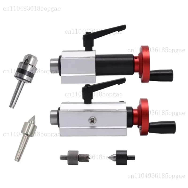 Rotary Round Tip Drill Chuck for Telescopic Tailstock Lathe
