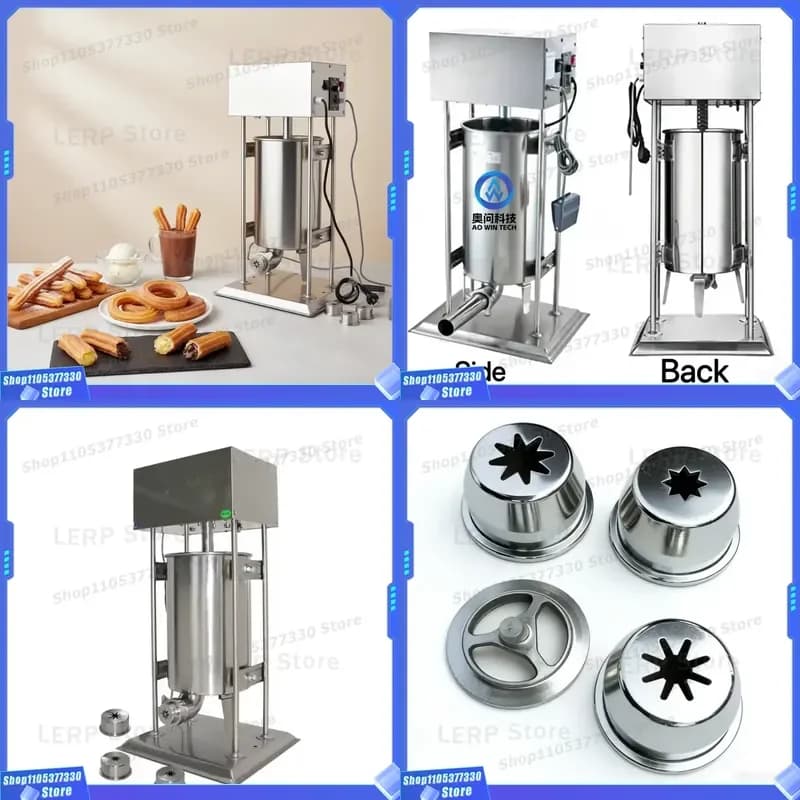 Commercial Electric Fritter Maker for Latin Fruit Snacks Professional Food Beverage Shop Equipment High Efficiency Fryer