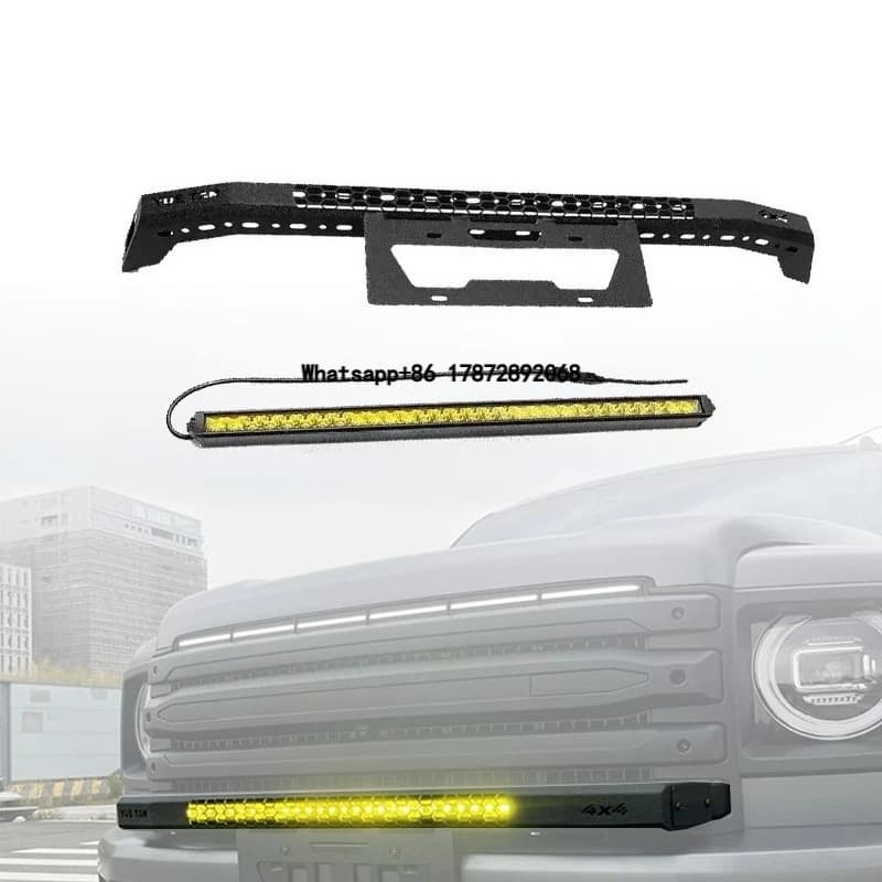 Off Road Protective Front Bumper Guard Bull Bar with Light Crash Bar Modified Grille Guard for Haval H9 2025 Accessories