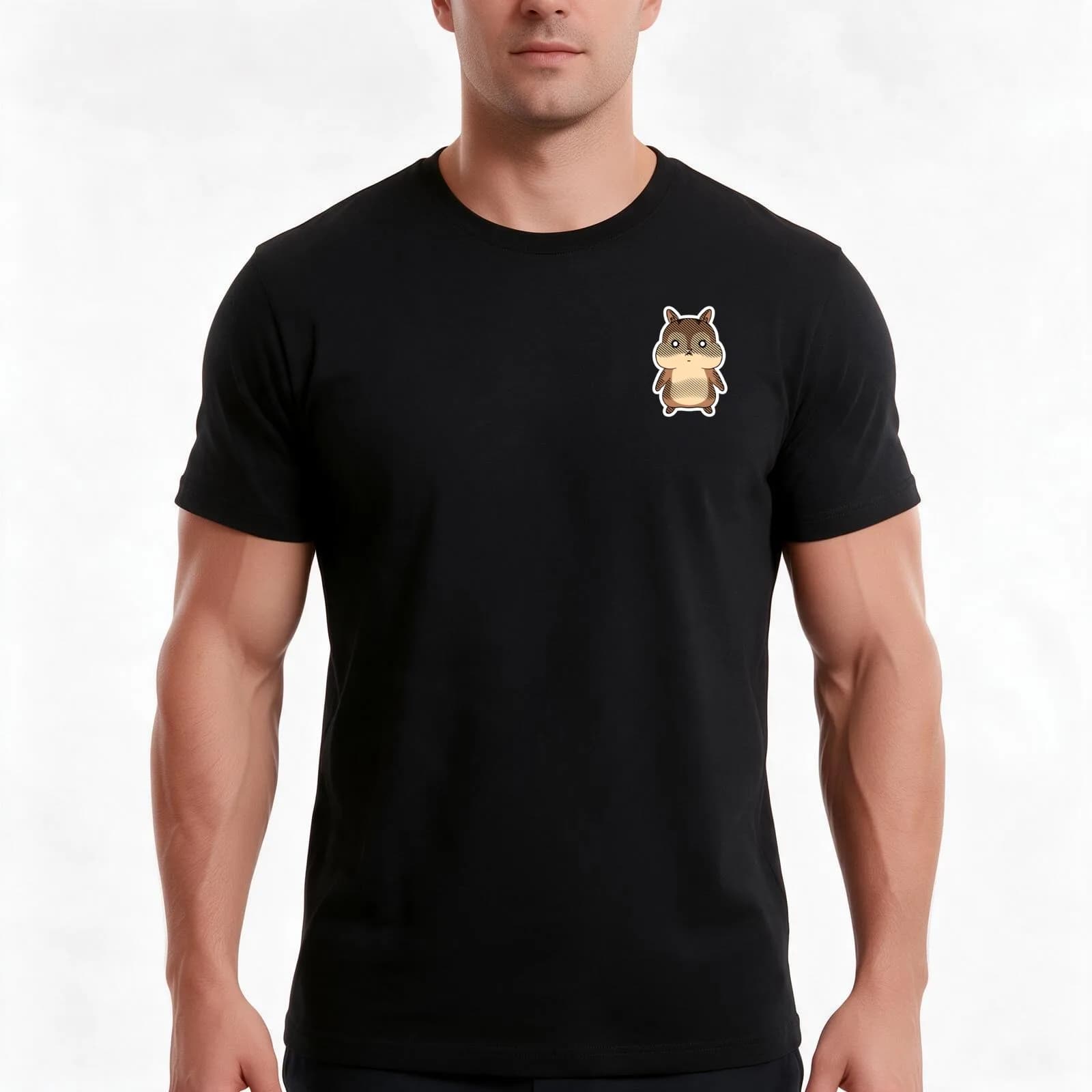 All Consuming Chipmunk T-Shirt, Summer Casual Cotton Tee, Oversized Streetwear Tops, Vintage Graphic Print, Unisex Men Women