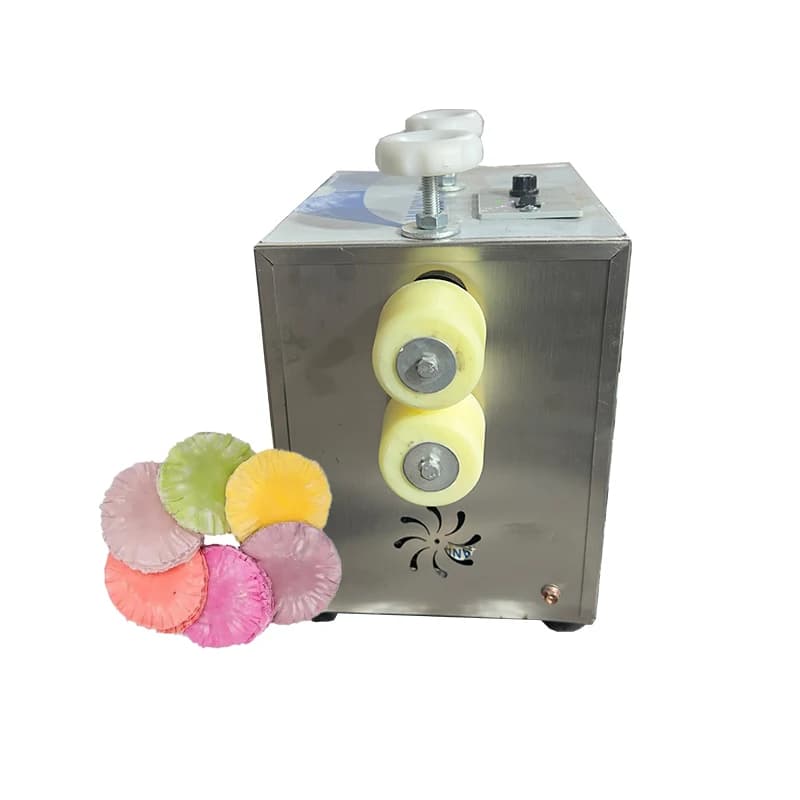 Electric Commercial Stainless Steel Shaomai Wrapper Embossing Machine Food Processing Machinery